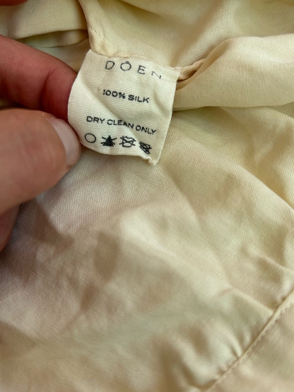 Doen Silk Sparrow Top in Ivory - Picture 8 of 9